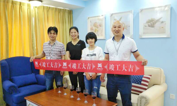 恭喜金輝淺灣23幢常女士家竣工大吉！！！