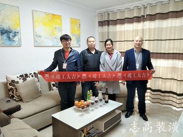 恭喜尼盛濱江城30幢吳先生家竣工大吉?。?！