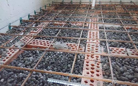 蘇州二手房裝修公司 下沉式衛生間加鋼筋流程