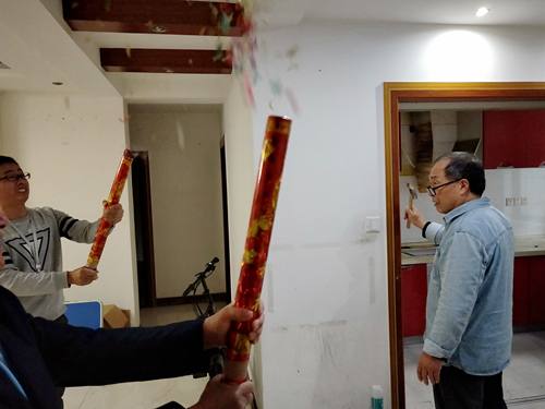 尼盛棕櫚灣21幢王先生家開工大吉