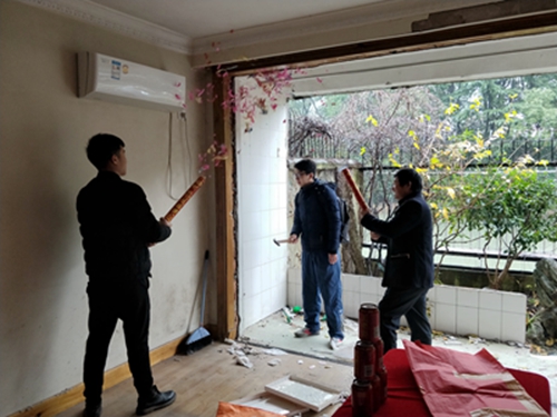 恭喜桂花新村陸先生家開工大吉！