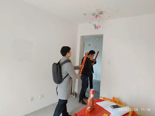 恭喜寶鄰苑17幢徐先生家開工大吉！